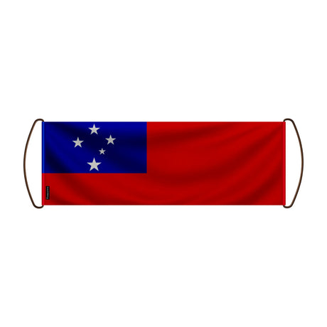 Bannière de défilement samoa polyester pour événements