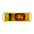 Bannière de défilement sri lanka en polyester qualité