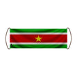Bannière de défilement suriname en polyester pour événements