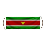 Bannière de défilement suriname en polyester pour événements