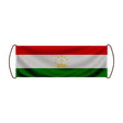 Bannière de défilement tadjikistan en polyester solide