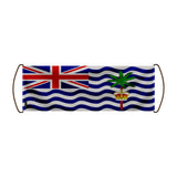 Bannière de défilement territoire britannique océan indien polyester