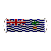 Bannière de défilement territoire britannique océan indien polyester