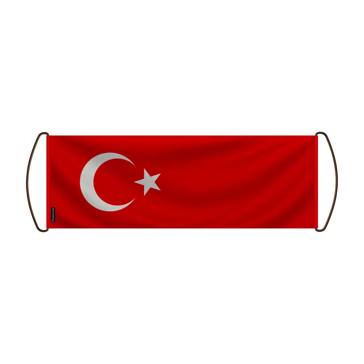 Bannière de défilement turquie en polyester à main