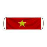 Bannière de défilement viêt nam en polyester à main