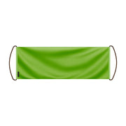 Bannière défilante drapeau vert polyester usage événementiel