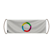 Bannière défilante organisation internationale polyester main