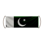 Bannière défilante pakistan en polyester à tenue main