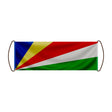 Bannière défilante seychelles en polyester pour événements
