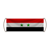 Bannière défilante syrie en polyester pour manifestations