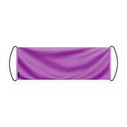 Bannière défilante violet clair en polyester pour événements