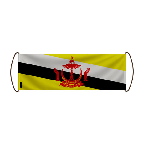 Bannière défilement brunei en polyester à main légère