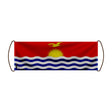 Bannière défilement drapeau kiribati en polyester