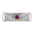 Bannière défilement drapeau mayotte polyester à main