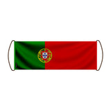 Bannière défilement drapeau portugal en polyester festif