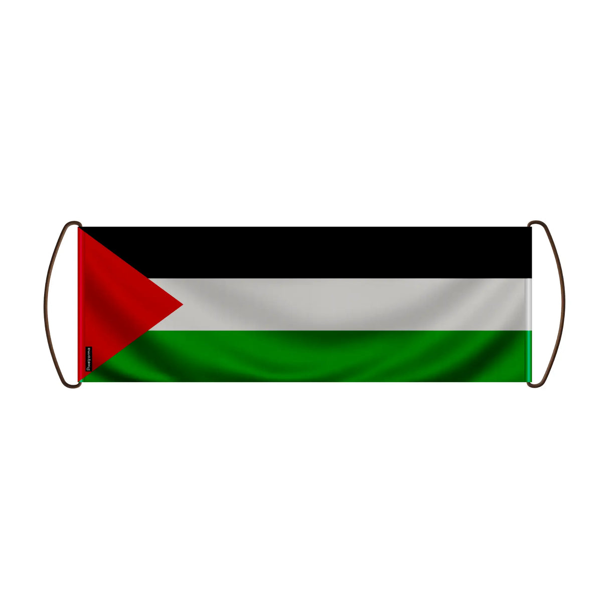 Bannière défilement palestine en polyester à main durable