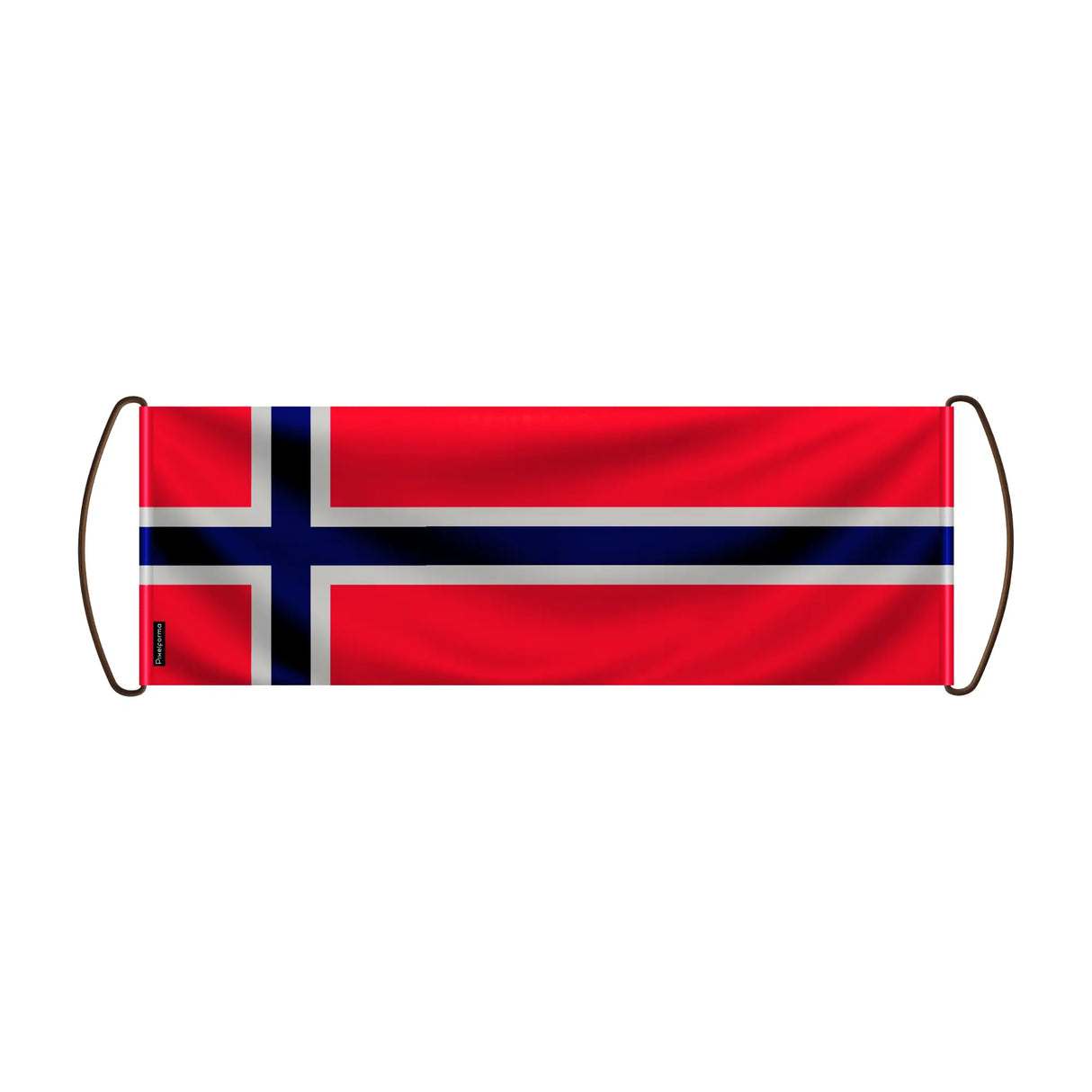 Bannière défilement svalbard jan mayen polyester à main