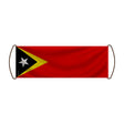 Bannière défilement timor oriental polyester tenue main