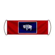 Bannière défilement wyoming polyester pour événements sportifs