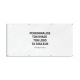 Bannières personnalisées intégralement en tissu polyester en plusieurs tailles - pixelforma