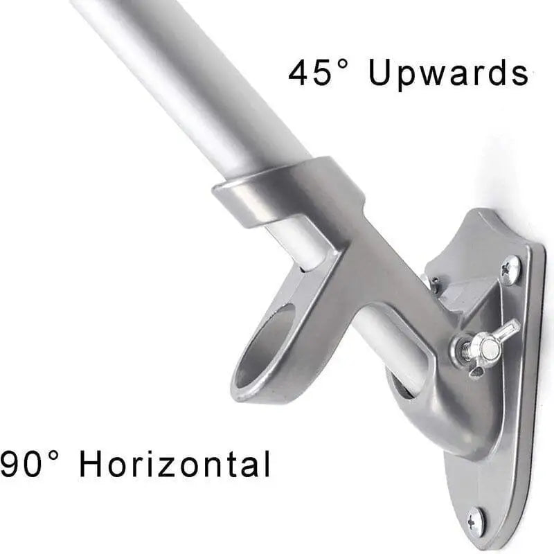 Base de mât france aluminium à double trou dimensions optimales