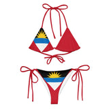 Bikini à cordon antigua-et-barbuda impression all over