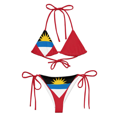 Bikini à cordon antigua-et-barbuda impression all over