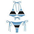 Bikini drapeau botswana cordon recyclé orné impression all over