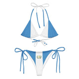 Bikini drapeau guatemala cordon recyclé orné confortable