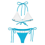Bikini drapeau honduras à cordon recyclé orné confortable