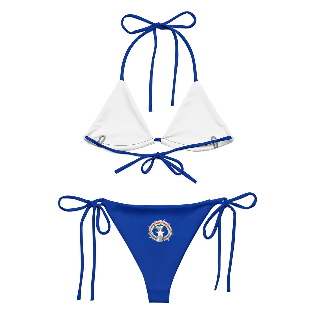 Bikini drapeau îles mariannes du nord cordon recyclé