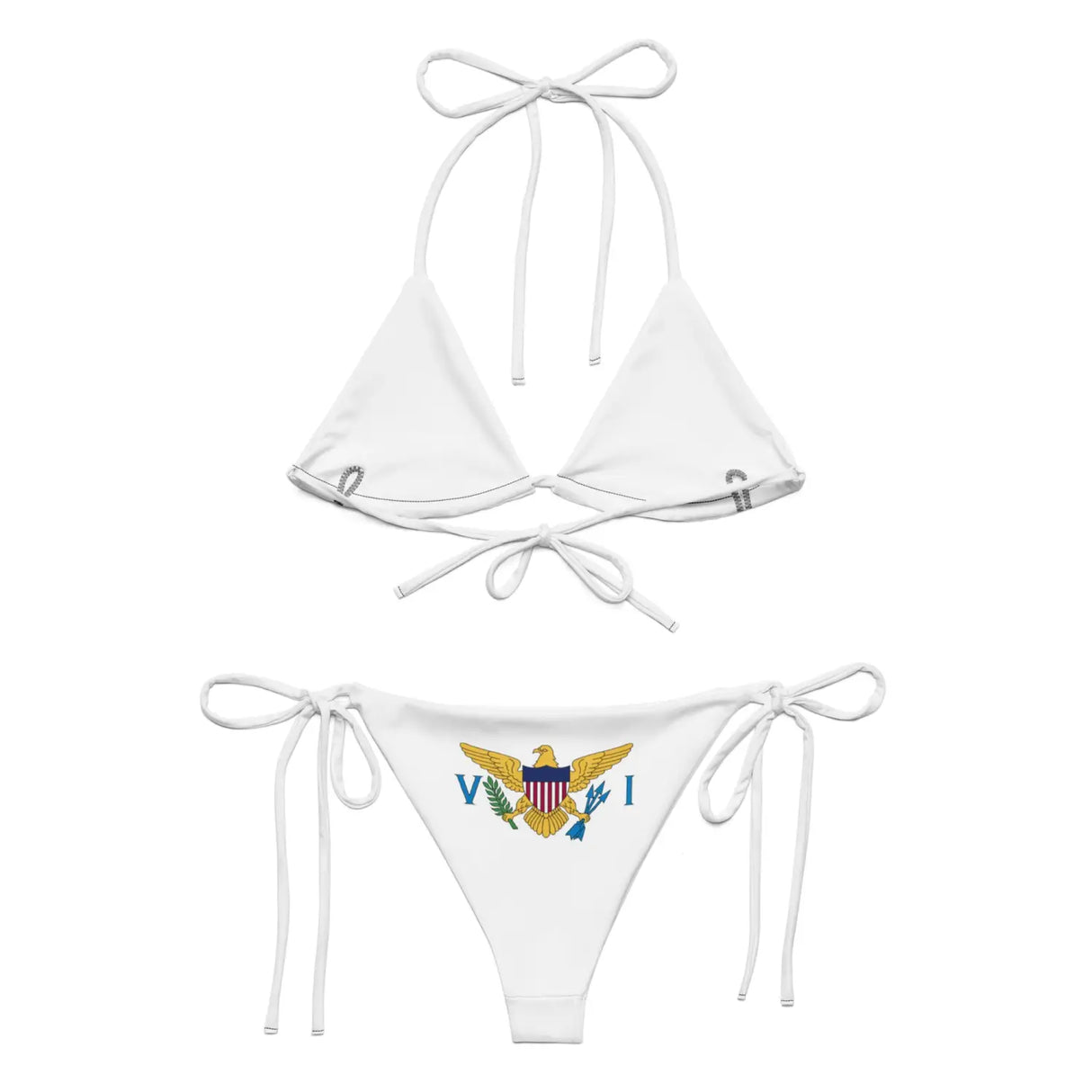 Bikini drapeau îles vierges des états-unis - pixelforma