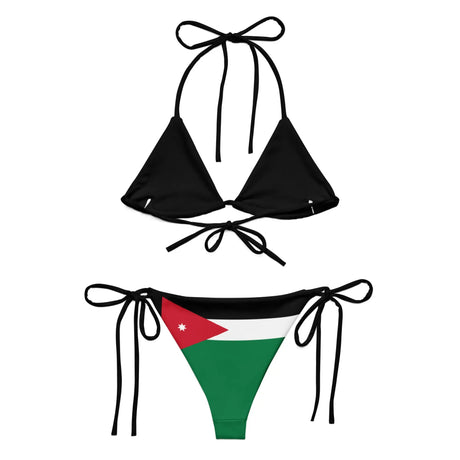 Bikini drapeau jordanie en tissu recyclé impression all over