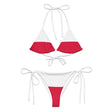 Bikini drapeau pologne à cordon recyclé orné confortable