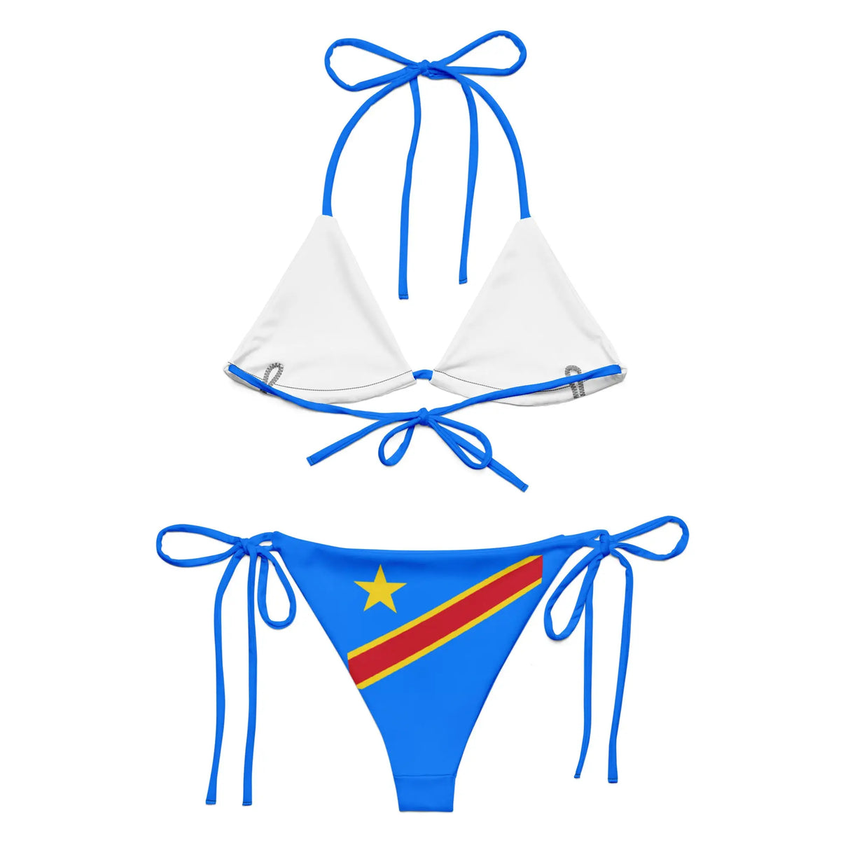 Bikini drapeau république démocratique congo imprimé recyclé