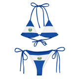 Bikini drapeau salvador cordon recyclé orné confort uv