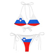 Bikini drapeau slovénie à cordon recyclable confortable