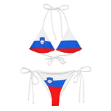 Bikini drapeau slovénie à cordon recyclable confortable