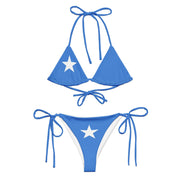Bikini drapeau somalie à cordon recyclé orné confortable