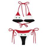 Bikini drapeau syrie all-over print recyclé anti uv