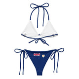 Bikini femme anguilla cordon recyclé impression all over