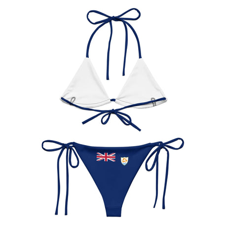 Bikini femme anguilla cordon recyclé impression all over