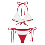 Bikini femme autriche cordon recyclé orné confort optimal
