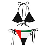 Bikini femme émirats arabes unis cordon recyclé orné