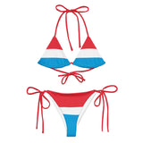 Bikini femme luxembourg cordon recyclé orné confort uv