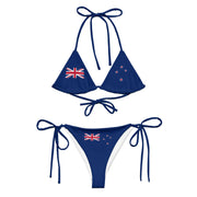 Bikini femme nouvelle-zélande à cordon impression all over
