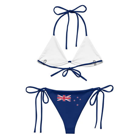 Bikini femme nouvelle-zélande à cordon impression all over