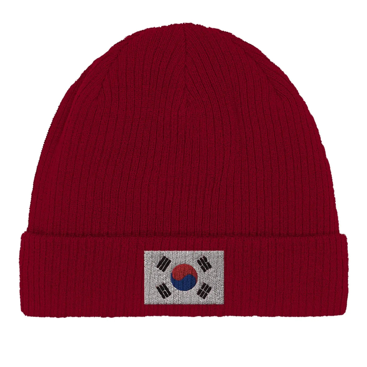 Bonnet corée du sud coton naturel broderie usage quotidien