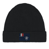 Bonnet coton antarctique française broderie respirabilité