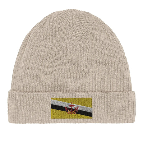 Bonnet coton brunei broderie respirabilité optimale